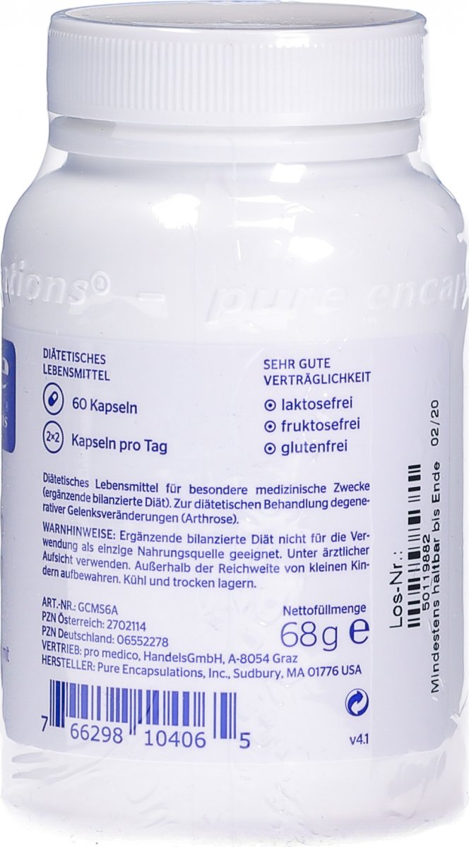 Pure Glucosamin Chondroitin Msm Dose 60 Stück in der Adler Apotheke