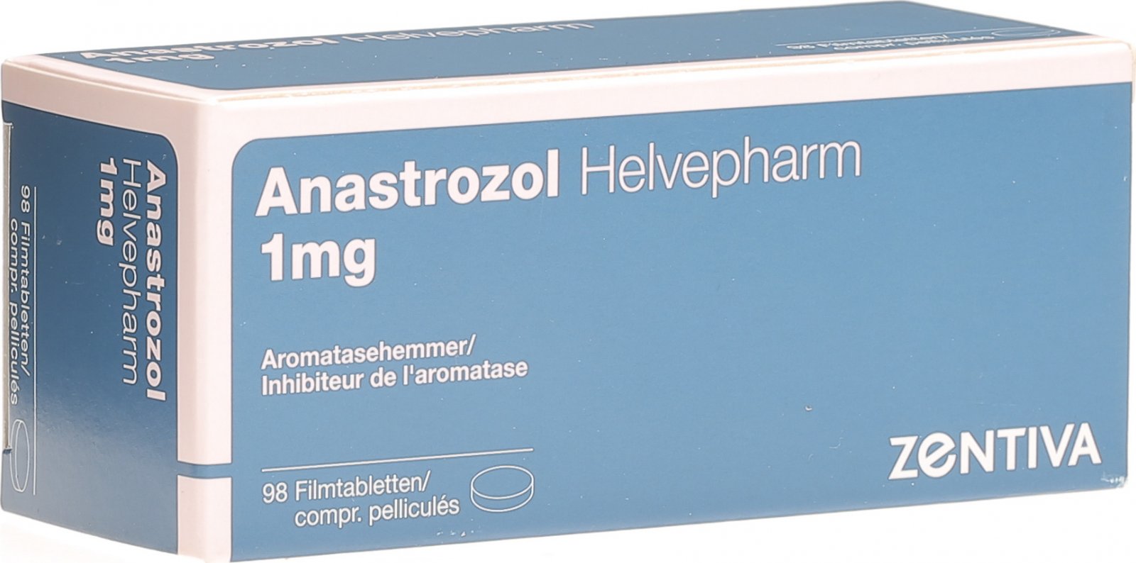 Anastrozol Helvepharm Filmtabletten 1mg 98 Stück in der Adler Apotheke