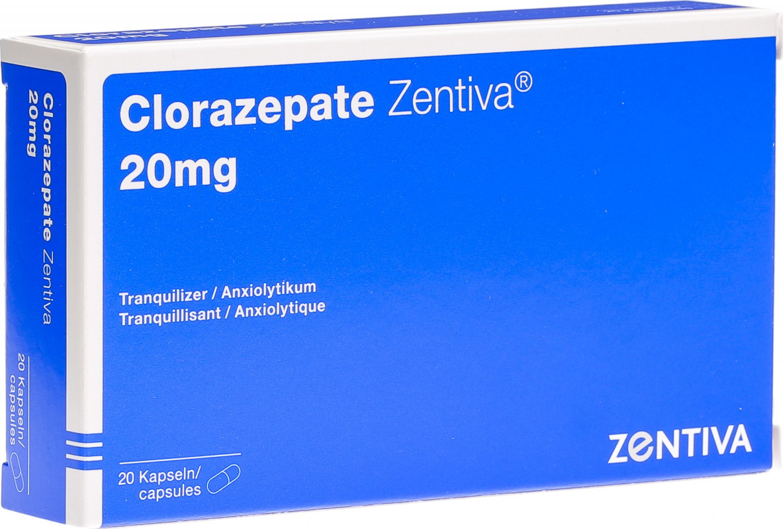Clorazepate Zentiva Kapseln 20mg 20 Stück in der Adler Apotheke