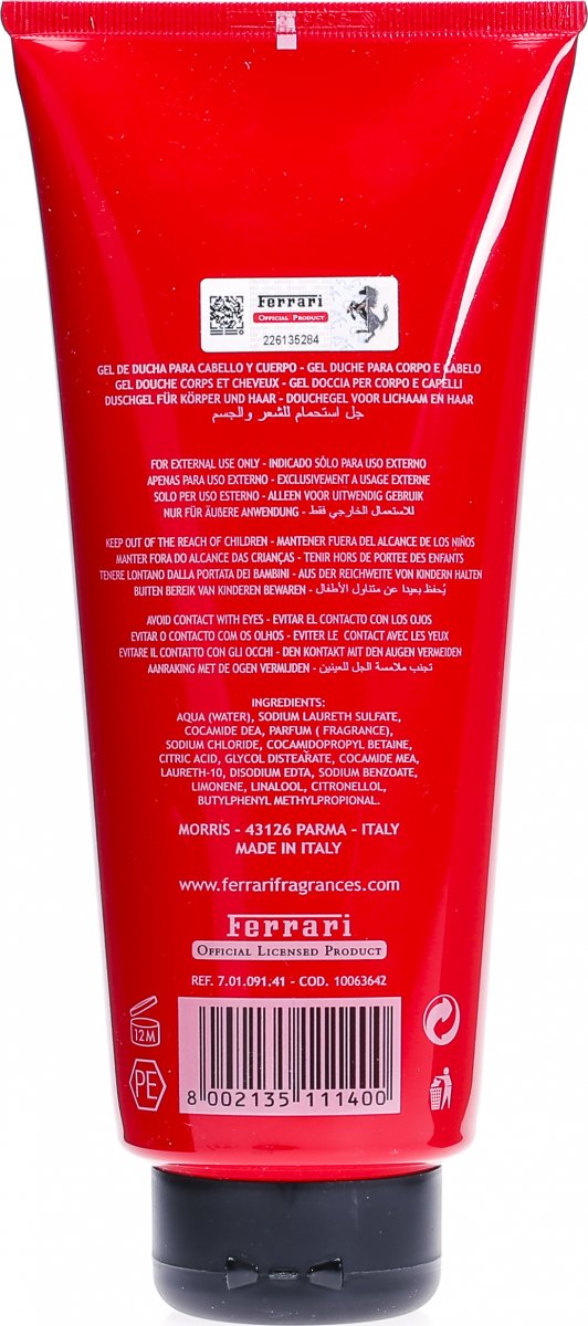 ferrari shower gel 400ml