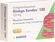 Ginkgo Sandoz Filmtabletten 120mg 30 Stück