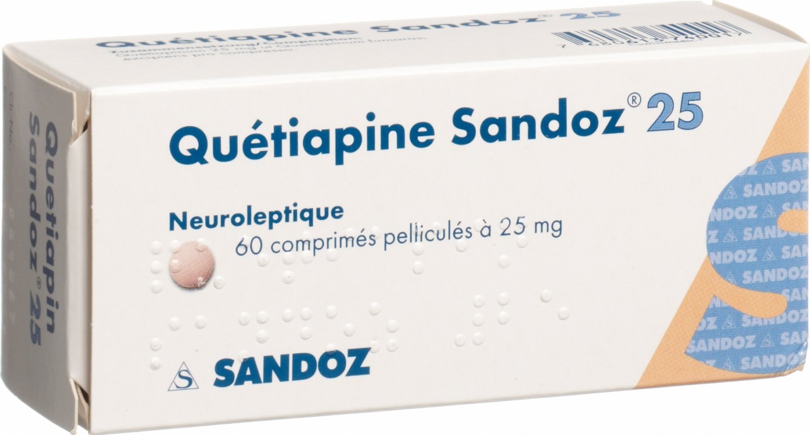 Quetiapin Sandoz Filmtabletten 25mg 60 Stück in der Adler Apotheke