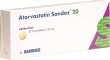 Atorvastatin Sandoz Filmtabletten 20mg 30 Stück