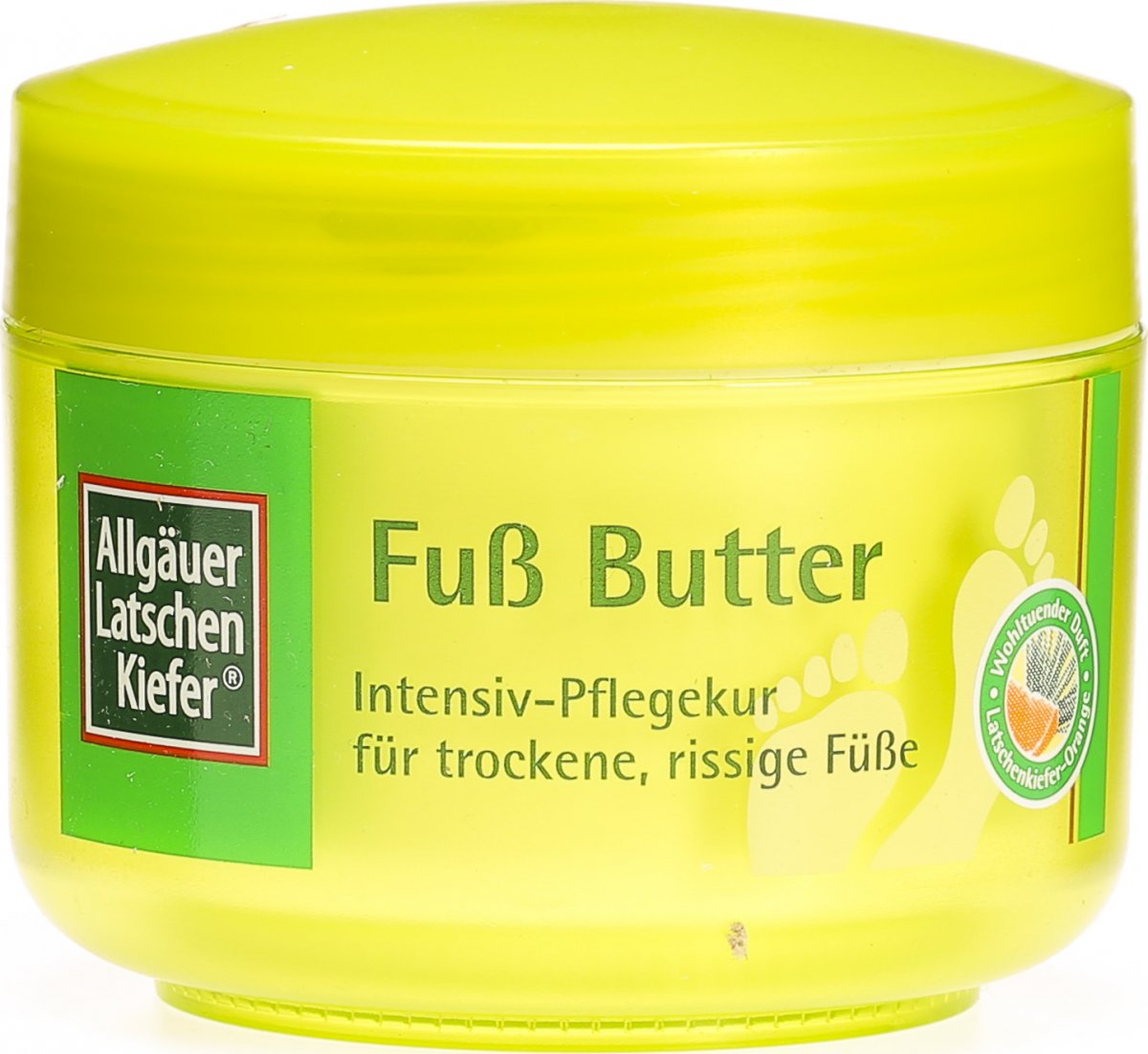 Allgäuer Latschenkiefer Fuss Butter 200ml in der Adler Apotheke