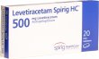 Levetiracetam Spirig HC Filmtabletten 500mg 20 Stück