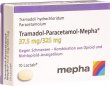 Tramadol-paracetamol Mepha 37.5/325mg 10 Stück