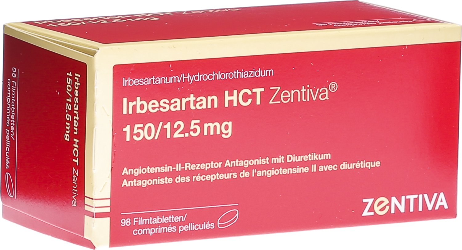 Irbesartan HCT Zentiva Filmtabletten 150/12.5mg 98 Stück in der Adler ...