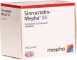 Simvastatin Mepha Lactabs 80mg 100 Stück