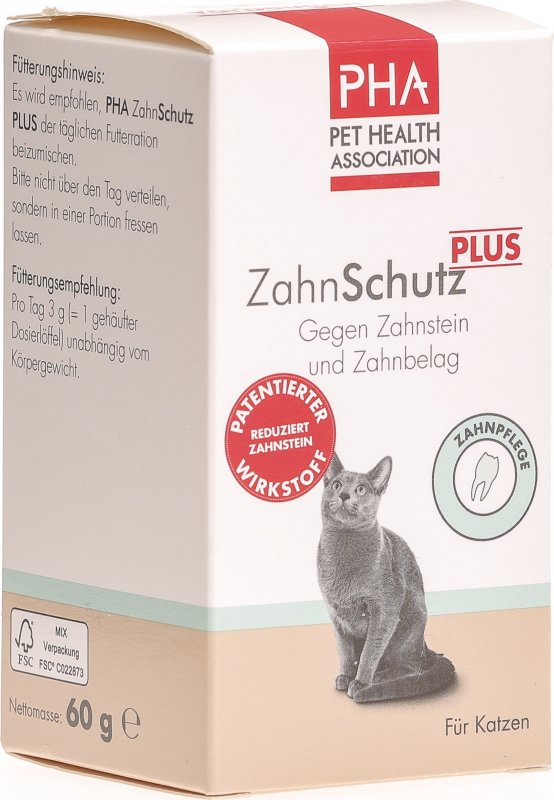 PHA Zahnschutz Plus für Katzen Pulver Dose 60g in der Adler Apotheke