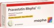 Pravastatin Mepha Tabletten 40mg 30 Stück