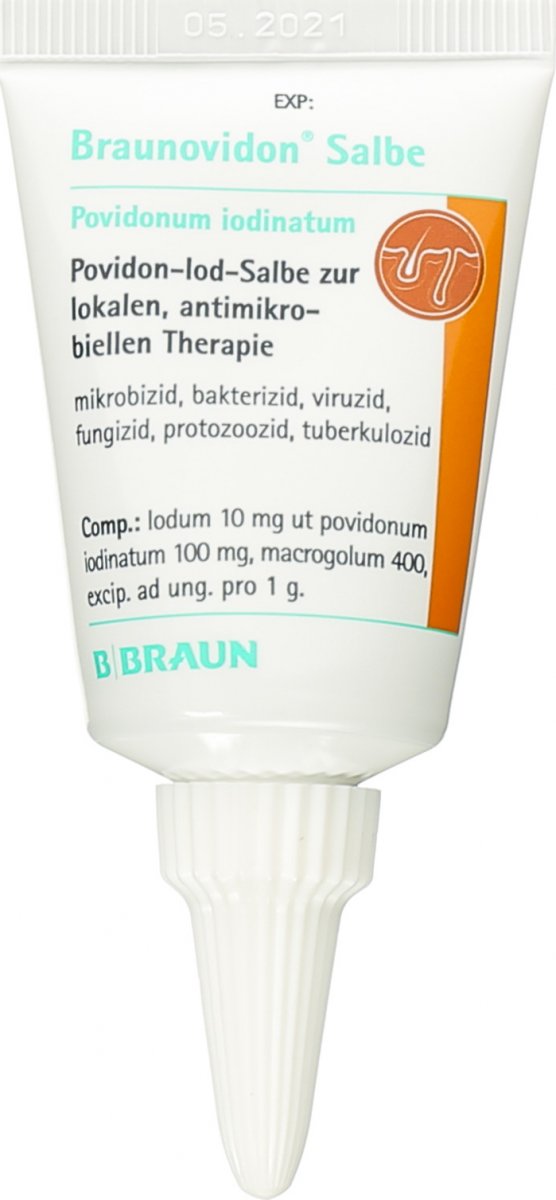Braunovidon Wundsalbe Tube 20g in der Adler Apotheke