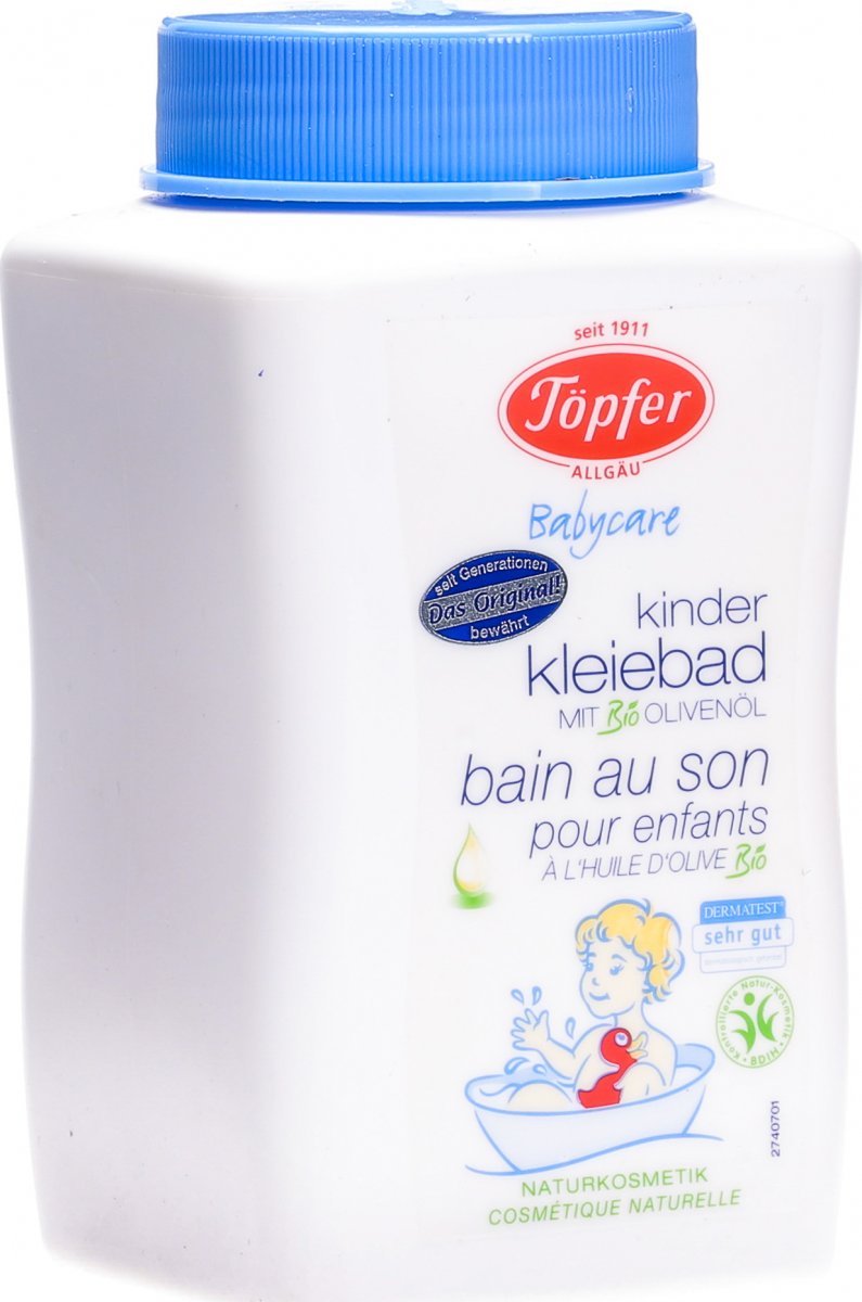 Toepfer Babycare Kinder Kleiebad Pulver Olivenöl 250 in der Adler Apotheke