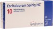 Escitalopram Spirig HC Filmtabletten 10mg 14 Stück