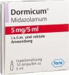 Dormicum 5mg/5ml I.v., I.m., Rektal 10 Ampullen 5ml