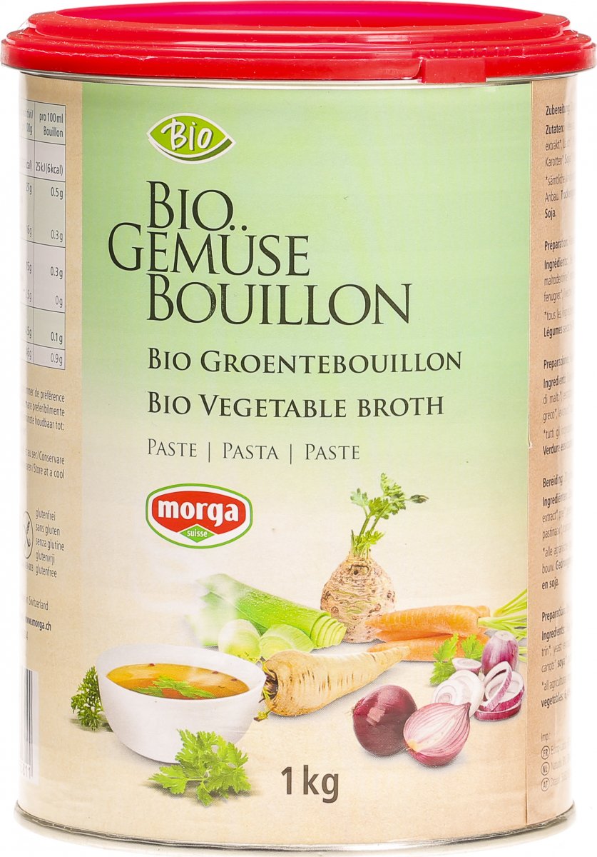Gemüse Bouillon Paste Bio Dose 1000g in der Adler Apotheke