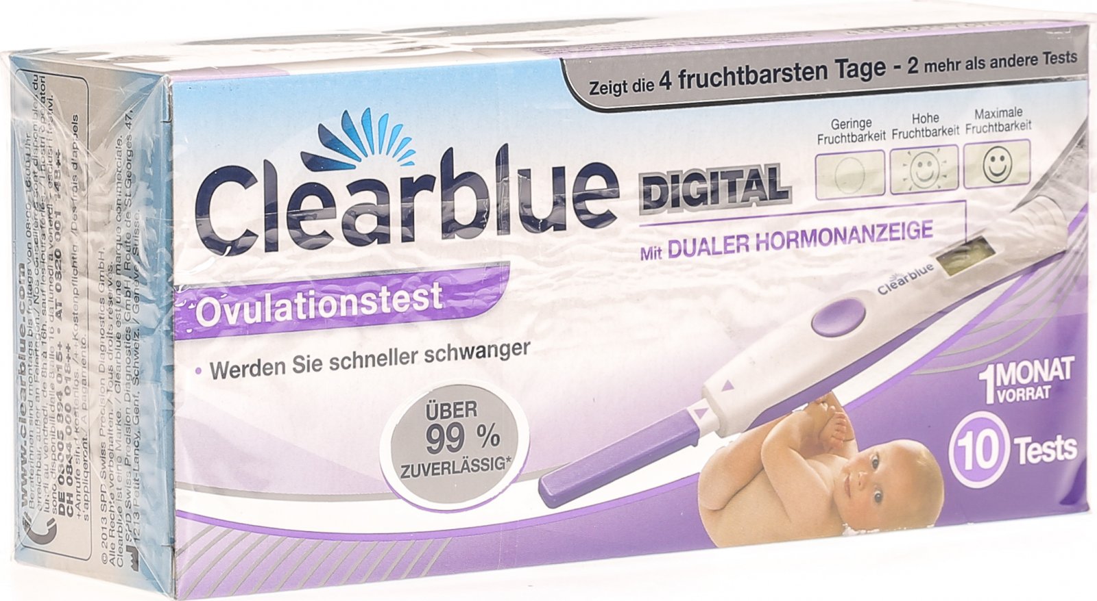 Clearblue Digital Ovulationstest 10 Stuck In Der Adler Apotheke