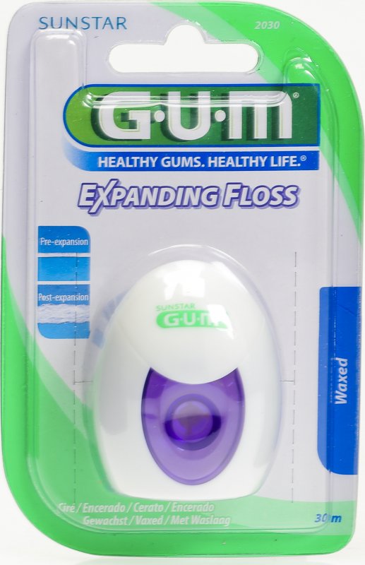 Gum Sunstar Expanding dental floss 30m Waxed in der Adler Apotheke