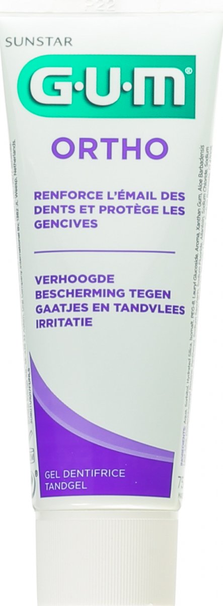 Gum Sunstar Ortho Zahnpasta 75ml In Der Adler Apotheke