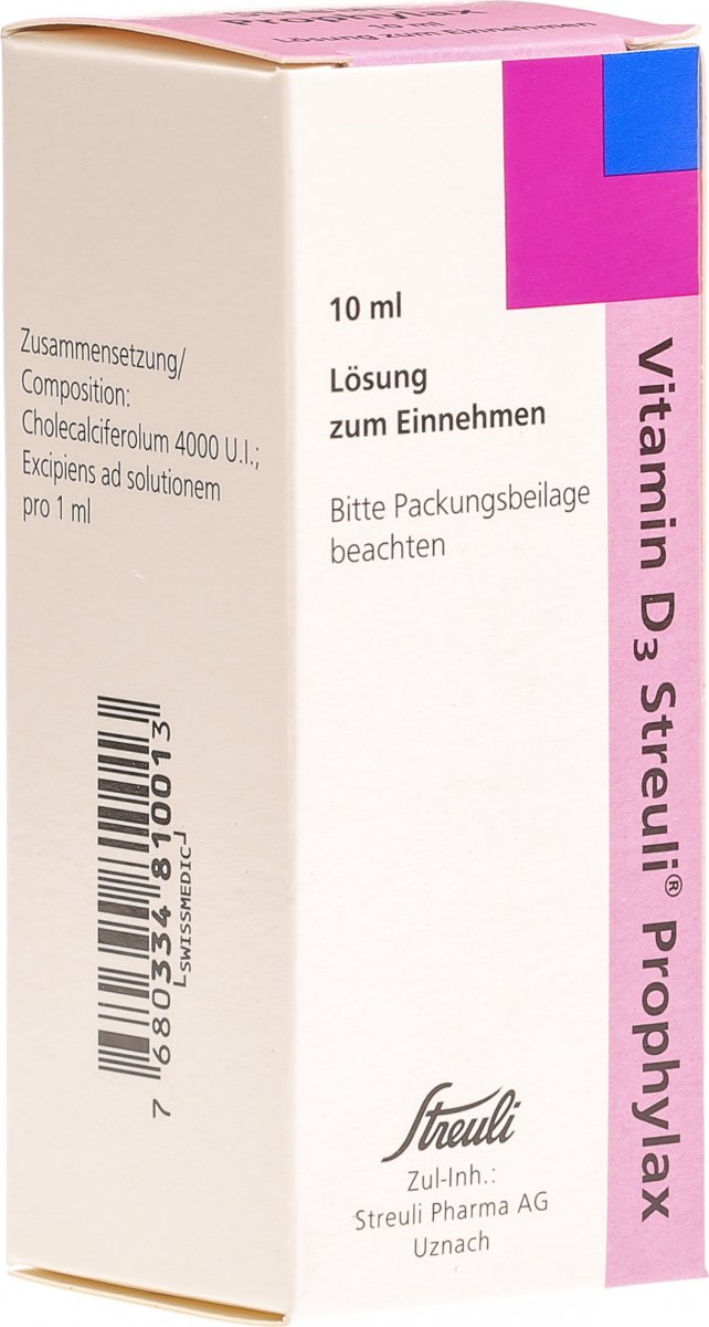 Vitamin D3 Streuli 4000 Ie Ml Prophylax 10ml In Der Adler Apotheke