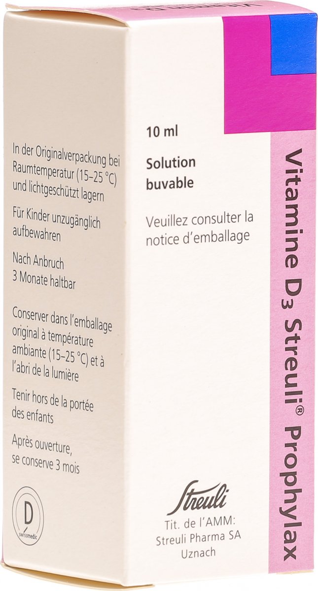 Vitamin D3 Streuli 4000 Ieml Prophylax 10ml In Der Adler