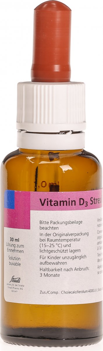 Vitamin D3 Streuli 4000 Ieml Zur Therapie 30ml In Der Adler