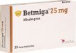 Betmiga Retard Tabletten 25mg 30 Stück