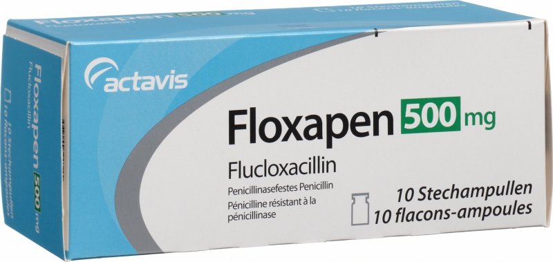 Floxapen Trockensubstanz 500mg Durchstechflasche 10 Stück in der Adler