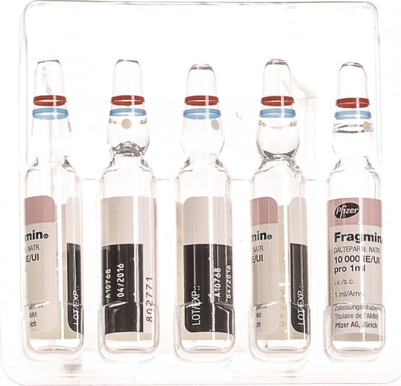 Fragmin Injektionslösung 10000 E/ml 10 Ampullen 1ml in der Adler Apotheke