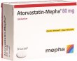 Atorvastatin Mepha Lactabs 80mg 30 Stück