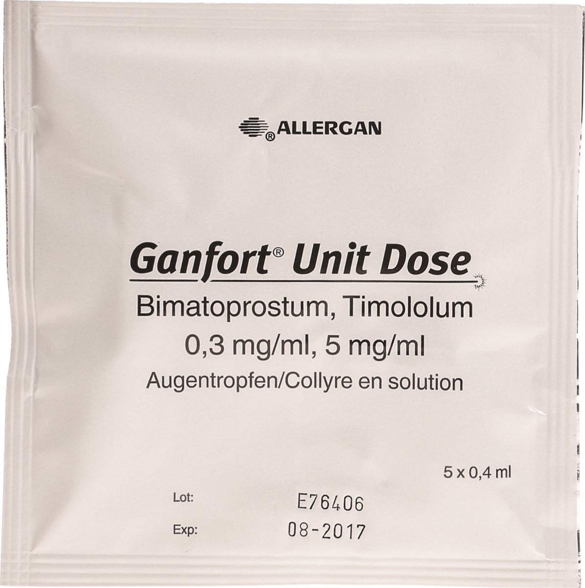 Ganfort Unit Dose Augentropfen 30 Monodosen 0.4ml in der Adler Apotheke