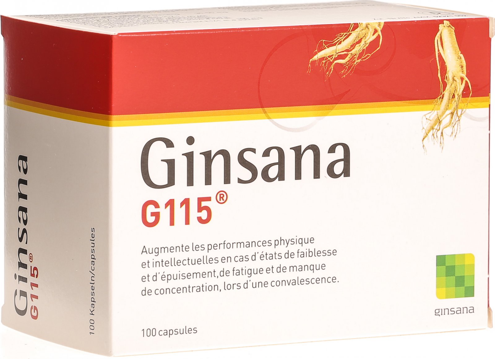 Ginsana G115 Kapseln 100 Stück in der Adler Apotheke