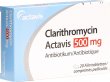 Clarithromycin Actavis Filmtabletten 500mg 20 Stück