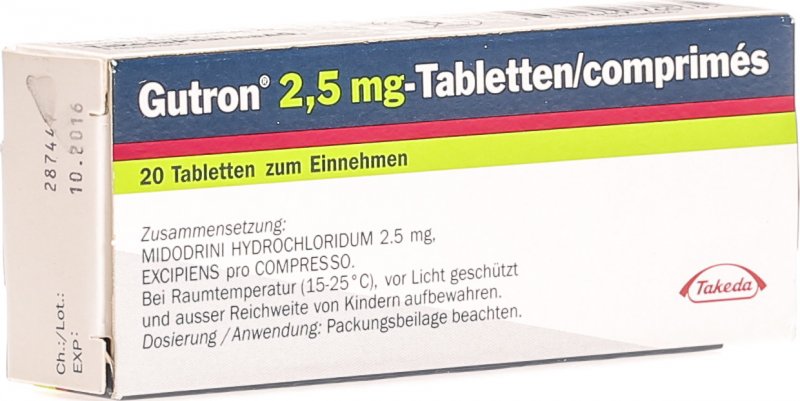 Gutron Tabletten 2.5mg 20 Stück in der Adler Apotheke