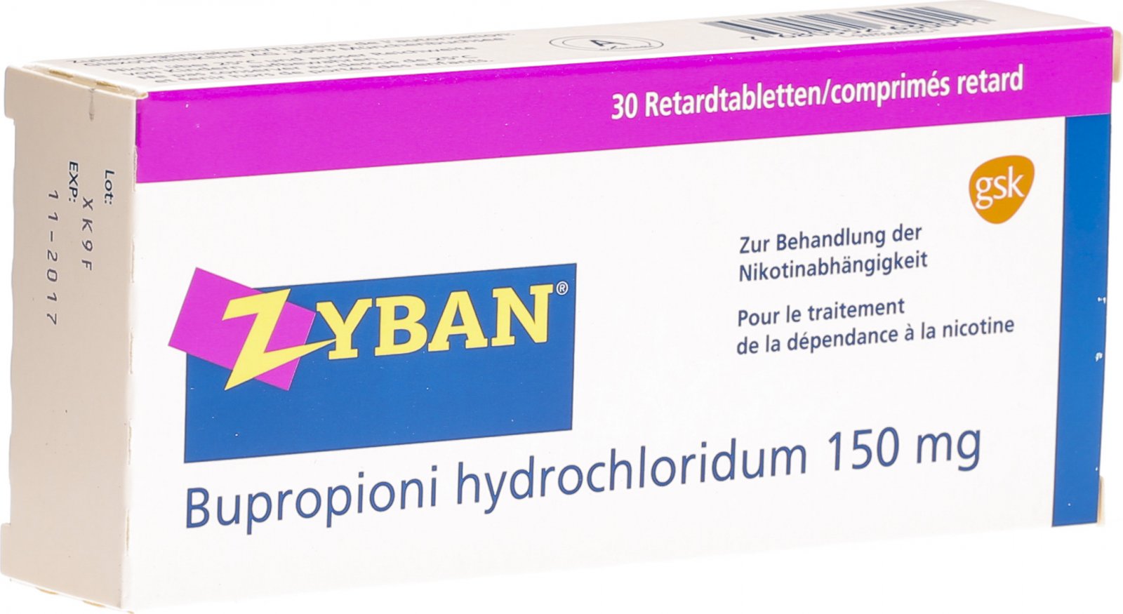 Zyban Retard Tabletten 150mg 30 Stück in der Adler Apotheke