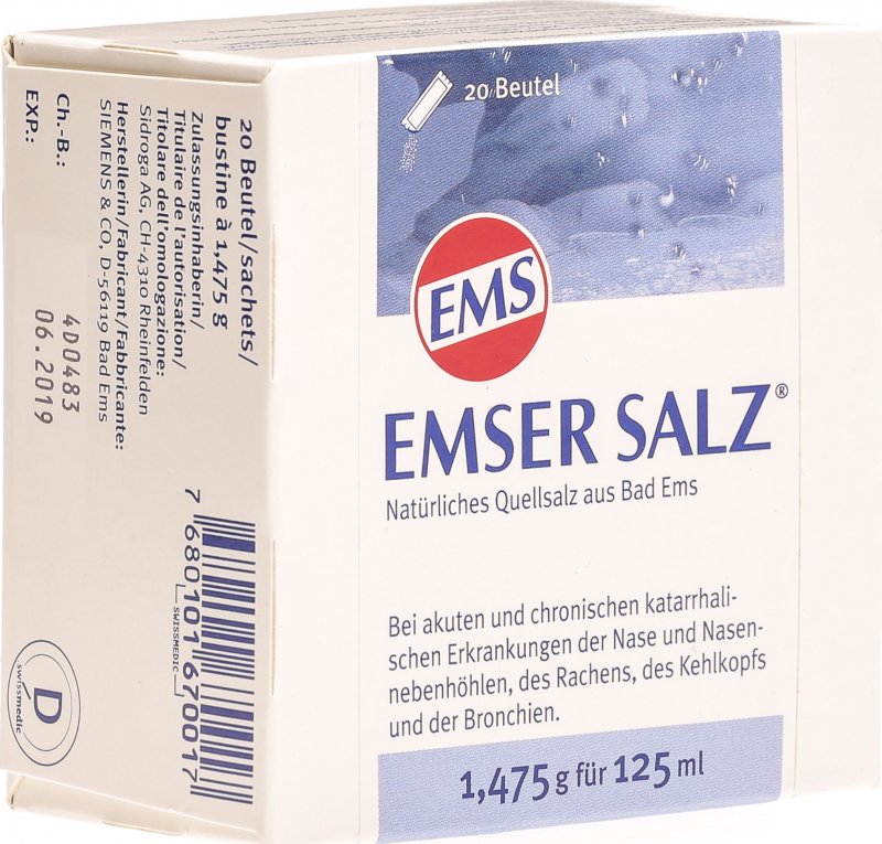 Was Ist Emser Salz Emser Salz Pulver 20x1.475g in der Adler Apotheke