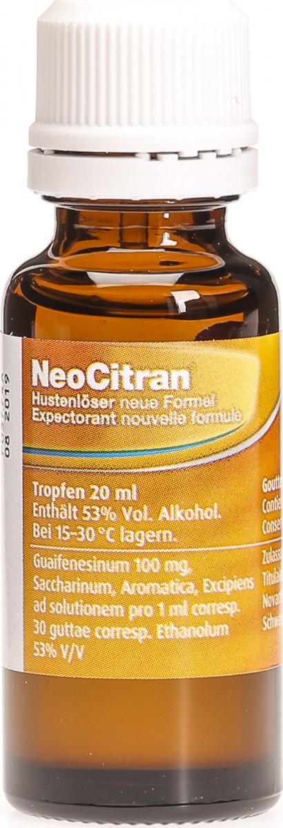 Neocitran Hustenloeser Tropfen (neue Formel) 20ml in der Adler Apotheke