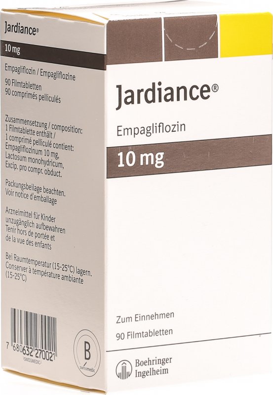 Jardiance Filmtabletten 10mg 90 Stück in der Adler Apotheke