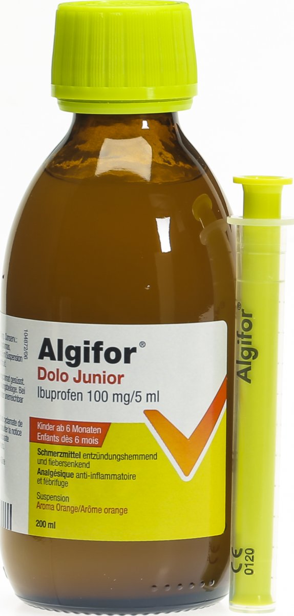 Algifor Dolo Junior Suspension 100mg/5ml 200ml in der Adler Apotheke