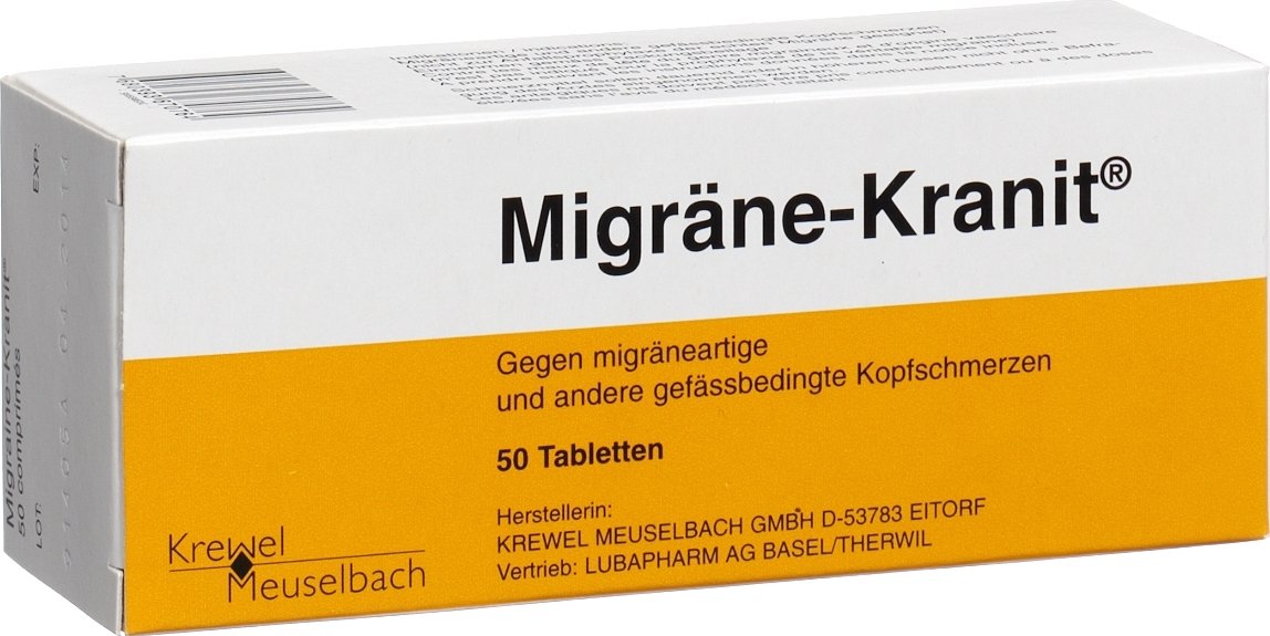 Migränekranit Tabletten 50 Stück in der Adler Apotheke