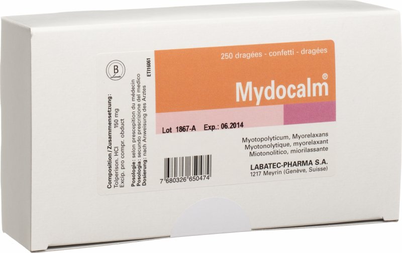 Mydocalm Dragees 150mg 250 Stück in der Adler Apotheke