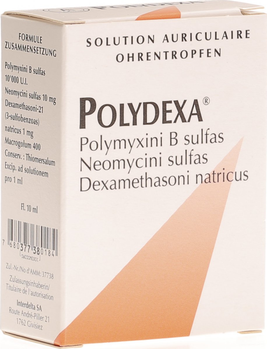 Polydexa Gtt Auric 10ml in der Adler Apotheke