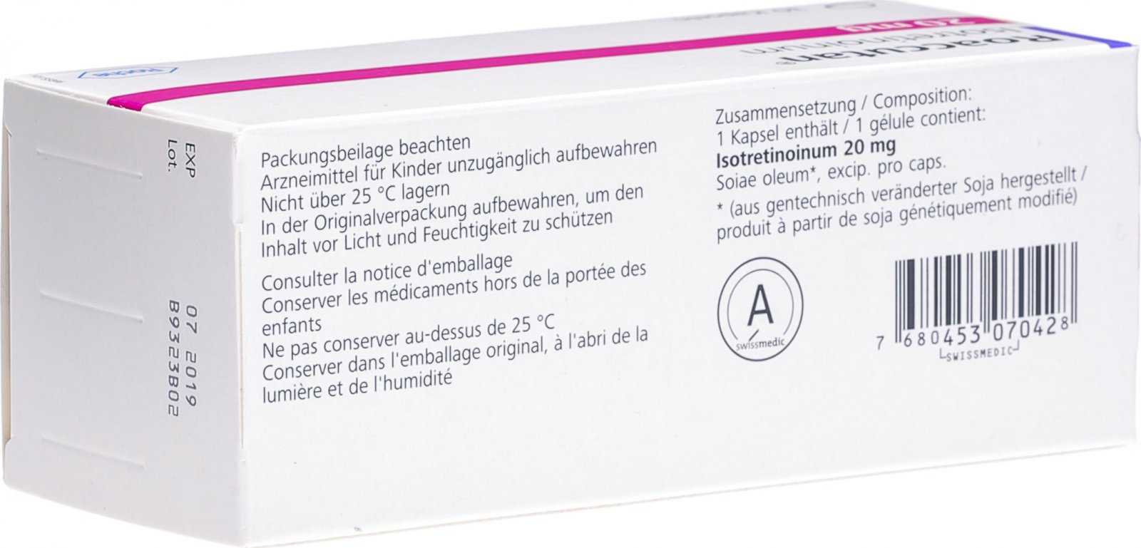 Roaccutan Kapseln 20mg 30 Stuck In Der Adler Apotheke