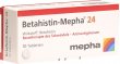 Betahistin Mepha 24mg 50 Tabletten