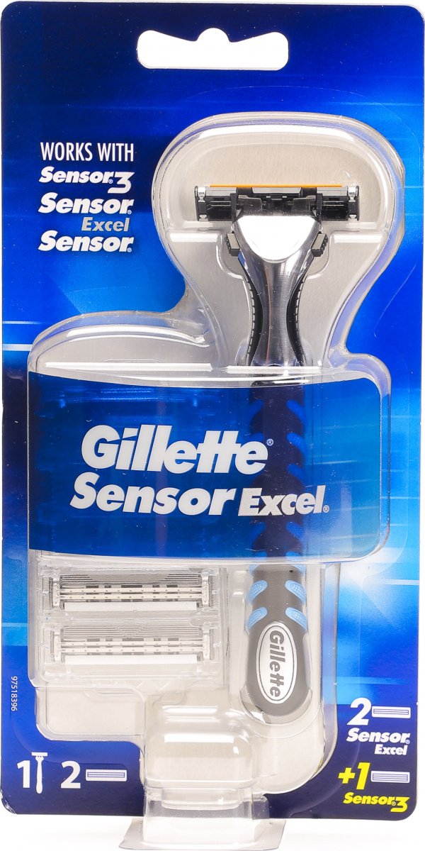 gillette sensor excel 3 lames