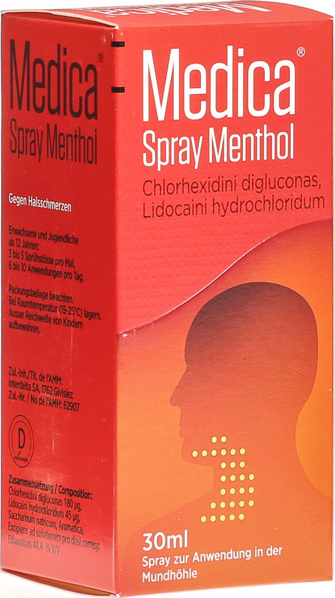 Medica Spray Menthol 30ml in der Adler Apotheke