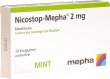 Nicostop Mepha Kaugummi 2mg Mint 24 Stück