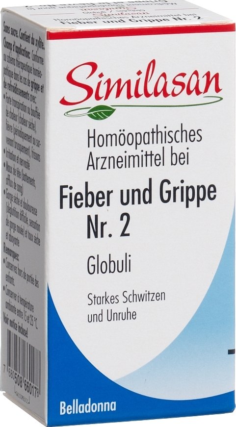 Similasan Fieber Grippe Globuli No2 15g in der Adler Apotheke