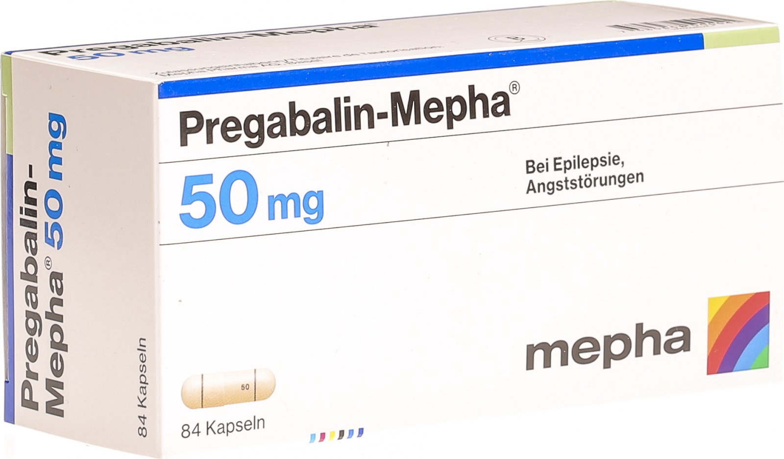 Pregabalin Mepha Kapseln 50mg 84 Stück in der Adler Apotheke
