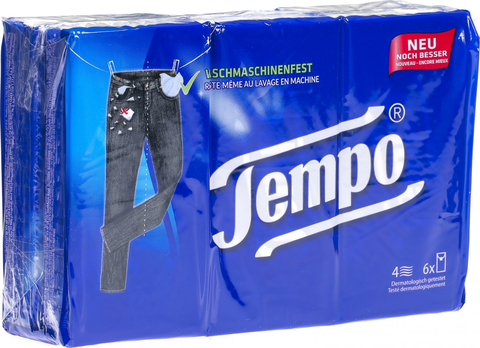 Tempo Standard Taschentücher 2015 6x 10 Stück in der Adler Apotheke