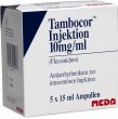 Tambocor Injektionslösung 150mg/15ml 5 Ampullen 15ml